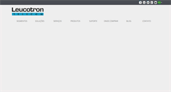 Desktop Screenshot of leucotron.com.br