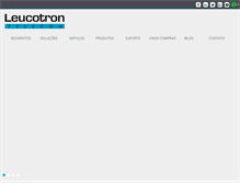 Tablet Screenshot of leucotron.com.br